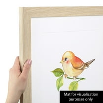 ArtToFrames 22x32 inch Oak Picture Frame, Brown MDF Poster Frame (4299)