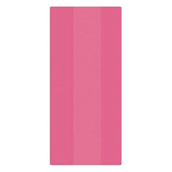 11 1/2" X 5" X 3 1/4" AMSCAN LARGE BRIGHT PINK CELLOPHANE PARTY TREAT AND FAVOR BAG