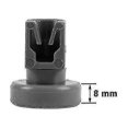 thumbnail image 5 of 8 X Dishwasher Universal Upper Basket Wheels (compatible With Electrolux Zanussi Aeg Favorit Juno Privileg, 5 of 5