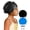 Black+Blue, variant on 2 Pack Kids Extra Large Swim Cap for Long Thick Hair, Waterproof Silicone Swimming Cap for Toddler Child Youth Girls Boys, Durable Swim Hats Bathing Caps for Braids, Dreadlocks, Extensions, Afros