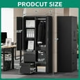 thumbnail image 5 of Fesbos Metal Storage Cabinets with Drawers, Staff Locker with Lock Door and Shelves-Wardrobe Clothing/File/Tool Storage for Office, Home, Employee,Gym,Fire Department,Garage, 5 of 6