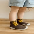 thumbnail image 4 of Lindbes 1pair Cartoon Pattern Anti-Slip Silicone Bottom Toddler Learning Shoes Socks For 0-2 Years Old  All Seasons Suitable, 4 of 7
