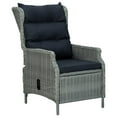 thumbnail image 4 of vidaXL 7 Piece Outdoor Dining Set with Cushions Poly Rattan Light Grey, 4 of 4