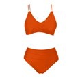 thumbnail image 3 of BeAi Modest Swimsuits for Women Tummy Control High Waisted Bikini Sets for Women Halter Top Cute Swimwear Tops Beach Wear for Women 2025 Vacation Vintage Previous Orders, 3 of 5