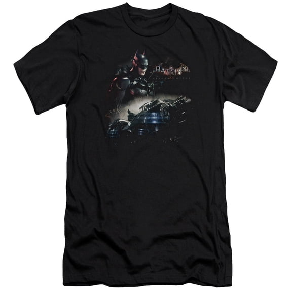Batman Arkham Knight - Knight Rider - Premium Slim Fit Short Sleeve Shirt - Medium