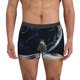 thumbnail image 1 of Balery Astronaut Standing In The Moon Calzoncillos bóxer para hombre, ropa interior de algodón suave y transpirable con cinturilla de nailon-Small, 1 of 5