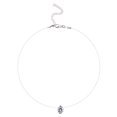 thumbnail image 1 of Collier Zircon pour Femmes, Pendentif en Alliage, Faux Cristal, Collier Ras du Cou, 1 of 10