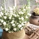 thumbnail image 3 of onlyliua Liquidación Flores Artificiales Caseras Pe, Rosas, Hortensias, Decoración para El Hogar, 3 of 4
