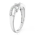 thumbnail image 2 of Vir Jewels 1/3 CTTW Lab Grown Diamond Wedding Band in Sterling Silver Female Adult, 2 of 5