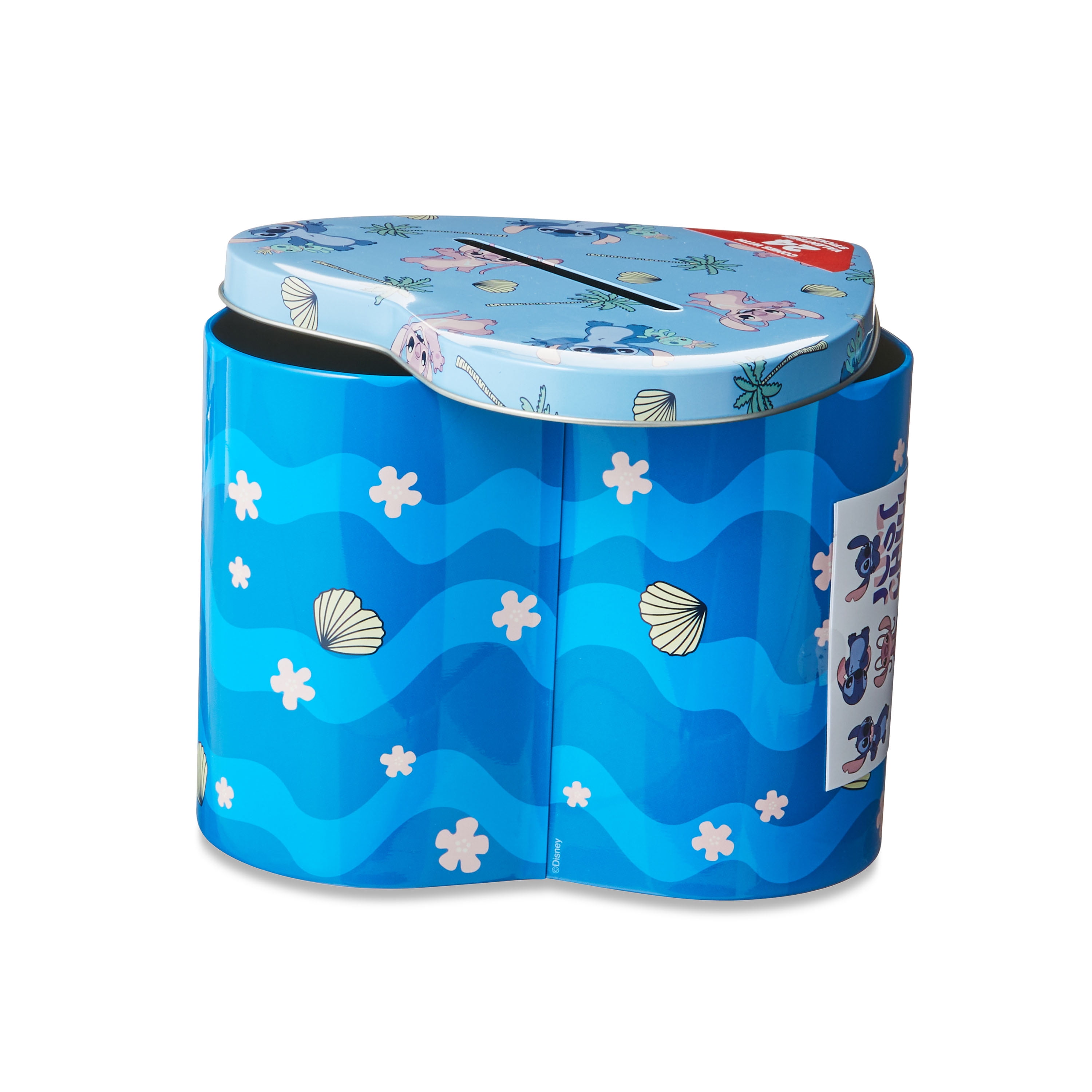 Disney License Lilo and Stitch Heart Tin Mailbox, 1 Count, New