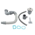 thumbnail image 1 of Drain Tubing Pipe Kit,Stainless Steel Sink Drain Kitchen Sink Drain Pipe Kit S Bend Sink Drain Pipe Kit Ultimate Comfort, 1 of 8