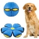 thumbnail image 1 of Juguete de bola de platillo volador para perros, juguete de bola de disco para perros de tiro plano al aire libre, bola de perro de forma cambiable, juguetes interactivos para mascotas, 1 of 5