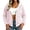Pinks, variant on Women's Polka Dot Zip Up Hoodie with Drawstring Hood and Pockets, Travel Casual Long Sleeve Fleece Sweatshirt Jacket, L