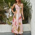 thumbnail image 6 of Pink Jungle Cute Leopard Print Sleeveless Dress Summer Women Clothes Dress for Pregnant Women Dresses, 6 of 9