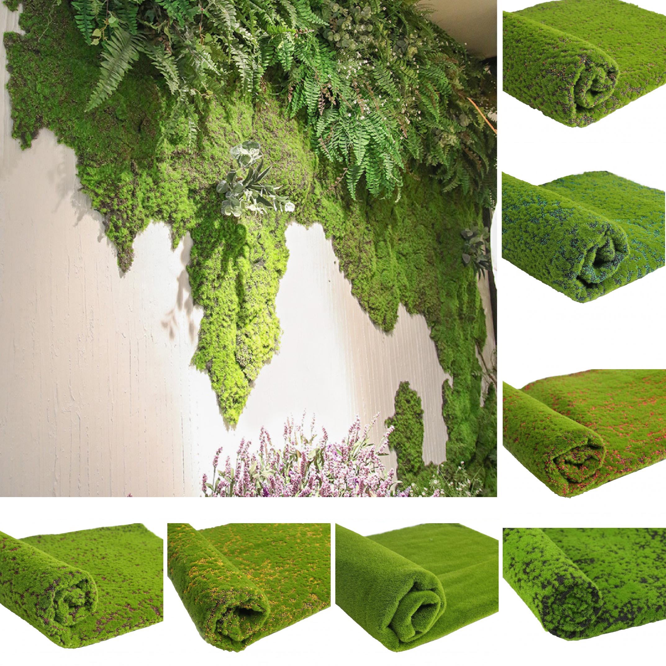 SCITOY Moss Carpet Artificial Mossy Lawn Lichen Green Moss for Crafts Mat  Decorated Mini Micro Landscape Garden Mall Balcony (Color : E, Size 