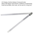 thumbnail image 4 of Stainless Steel Digital Angle Finder 0-500mm with 0-360° Measuring Range, ±0.3° Tolerance, 0.05° Resolution & Large LCD Screen – Portable Precision Tool for Woodworking, Carpentry, Sheet Metal,, 4 of 7