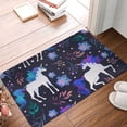 thumbnail image 5 of XMXT Non-Slip Polyester Bathroom Rugs Kitchen Door Mat, Cute Unicorn Design Machine Washable Bath Mats Rug for Kitchen Shower Bathtub Decor, 15.7 x 23.6 inches, 5 of 9