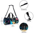 thumbnail image 5 of Peacock Travel Bag, Yoga Bag, Gym Bags, Duffle Bag - Sports Bag with Size 17.7 Inches, Interior Zipper Pocket and Large Capacity for All Your Active Adventures, 5 of 6