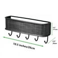 MDHAND Wall Mount Mail Letter and Key Rack Holder Organizer for Home ...