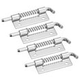 thumbnail image 1 of Unique Bargains Spring Loaded Latch Pin, 4 Pack 2.83' - 304 Stainless Steel Spring Latch, Left-Handed with Hole (Silver), 1 of 5