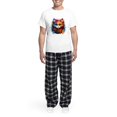 thumbnail image 5 of CafePress - Cute Cat Watercolor Pajamas - Men's Light Loose Fit Cotton Pajama Set, 5 of 7