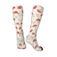 thumbnail image 4 of Balery Cartoon Flat Mushrooms Fun Novelty Socks Men'S Women'S Crew Socks Funny Crazy Novelty Socks Quirky And Cool Socks, 4 of 9