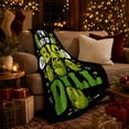 thumbnail image 3 of I'M Kind Of Big Dill Humorous Pickle, Playful Food Art Scene, Warm Flannel Blanket for Kitchen and Dining Room with Detailed Artwork, Food Lovers Birthday Gift, Playful Home Decor, 3 of 9