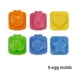 thumbnail image 4 of Yuarrent Molde de bolas de arroz Bento para huevos hervidos para niños, molde para decoración DIY, utensilio de cocina, accesorio de cocina, Mostrada 6 moldes para huevos, 4 of 6