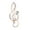 Golden, variant on Joernso Lady Pin Unisex Shiny Rhinestone Scale Shape Women Brooch Gift