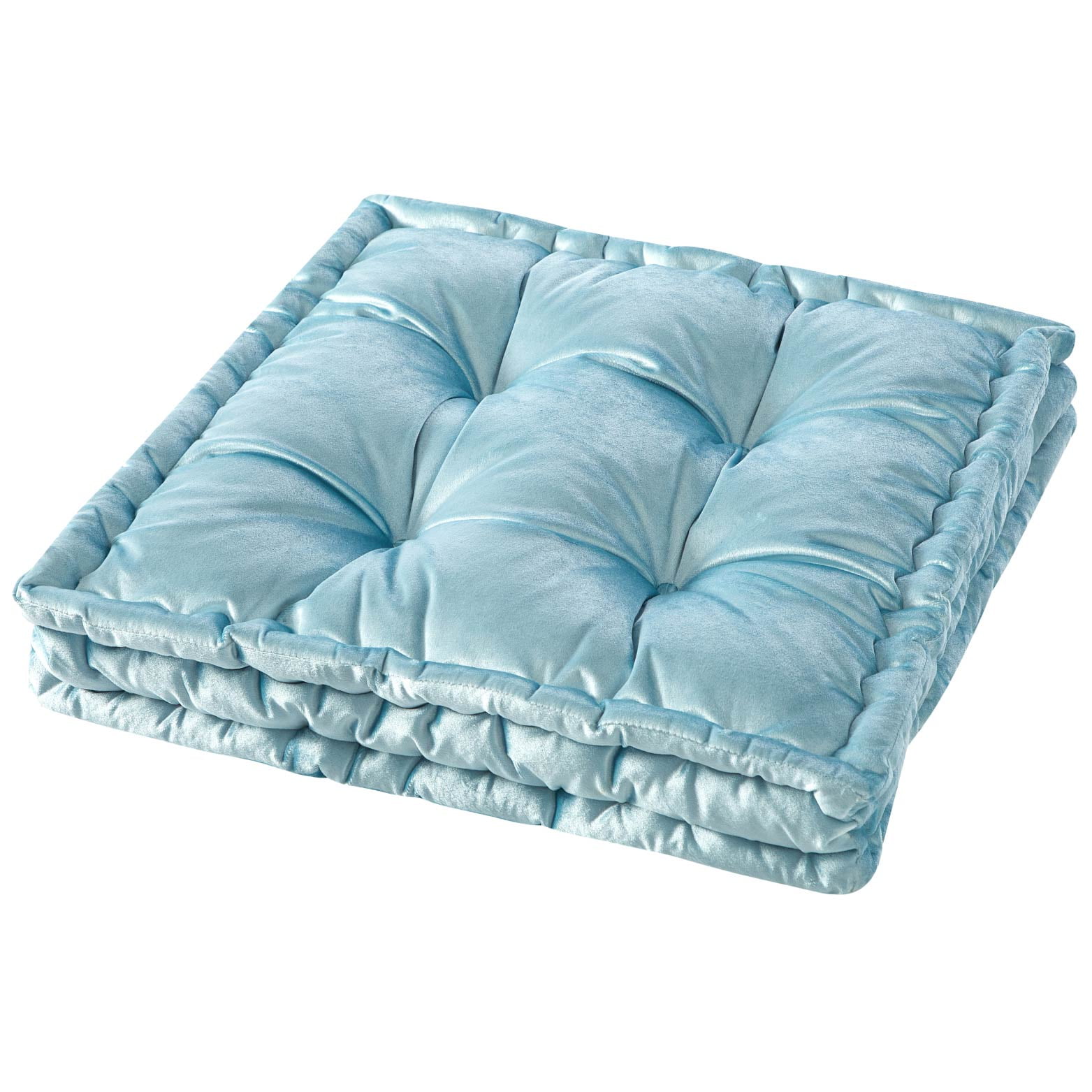 Stylehouse 20" x 20" Cameo Blue Decorative Floor Pillow