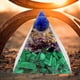 thumbnail image 5 of Pirámide de orgón Cristal Amatista Peridoto Piedra curativa Generador de energía (F) JShteea Libre de BPA, 5 of 6