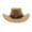 Khaki, variant on Fgnfyis Mens Cowboy Hat Men's Western Cowboy Style Jazz Bowler Hat for Performances Khaki
