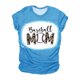 thumbnail image 1 of Mujeres Casual Béisbol Mamá Tie-dyed Impreso Manga corta Cuello redondo Pullover Blusa Camiseta Tops OAVQHLG3B Store lin121212, 1 of 5
