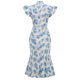 thumbnail image 4 of Mujeres Moda Casual Sexy Cheongsam Mejorado Retro Slim Fit Hollow Dome Bag Nalgas Fishtail Flying Mangas Stand Collar Vestido de longitud media Pompotops ghjkhdj17188, 4 of 9