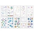 thumbnail image 1 of Glitter Christmas Snowflake Face Stickers NEW, 1 of 8