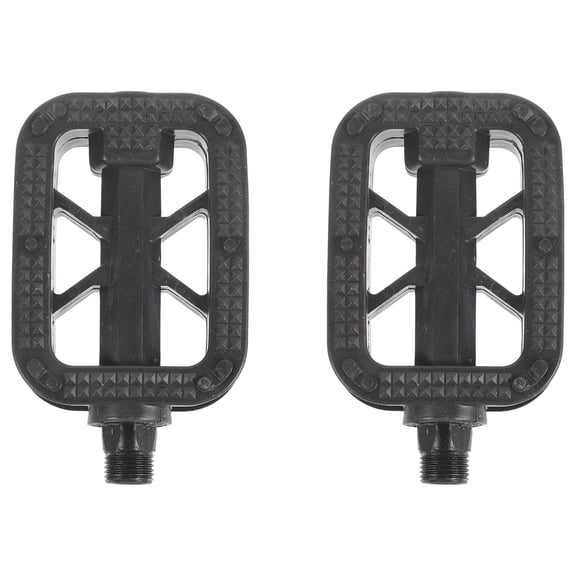 ifundom Road Bike Pedals, Black Plastic with Sealed Bearings, and Easy to Install, 1 Pair for Cycling