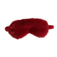 thumbnail image 1 of Plush Eye Mask Elastic Band Travel Sleeping Mask Solid Color Cute Blindfold Eye Cover, 1 of 8