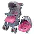 thumbnail image 1 of Carriola de bebé D' Bebé Aventura Asa Reversible Portabebe Rosa, 1 of 5