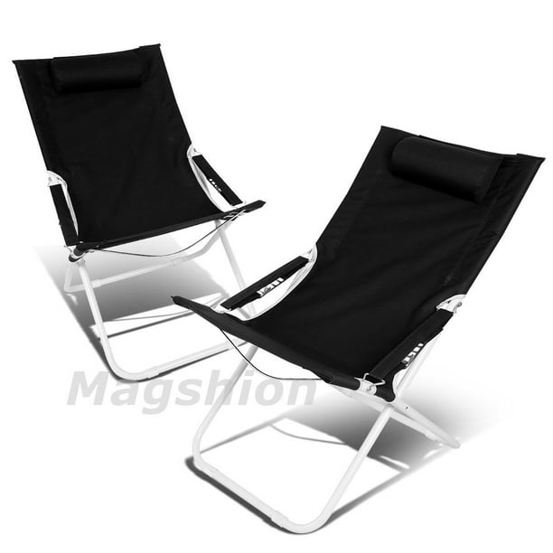 Magshion 4 Position Pair Folding Beach Camping Patio Outdoor Travel