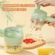 thumbnail image 2 of 4-in-1 Multi-Functional Portable Electric Vegetable Cutter Set, Wireless Grinder Chopper for Home Kitchen Garlic, Peppers, Onions, Meat, 2 of 5