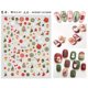 thumbnail image 1 of Pegatinas de uñas de Navidad para invierno, calcomanías 3D de copos de nieve, alce, Papá Noel, galleta, hombre, lazo, nuevo esmalte de Gel de Navidad, decoración de uñas deslizante, 2023, 1 of 4