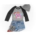 thumbnail image 3 of Paw Patrol Shirt Toddler Girls Skye Everest Nickelodeon Shirt Pawsome Raglan Tee Dark Gray 5/6, 3 of 5