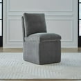 thumbnail image 3 of Liberty Furniture Accent Dining Chair with Castors - Squared Back - Sapphire Upholstry, 3 of 10