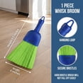 thumbnail image 2 of BlinkL Whisk Broom Poly Fiber Handheld Brush Hand Brush Outdoor Car Broom with Hang Hole for Cleaning Inddoor Porches Floors Decks Driveways Dirt Dust, 2 of 6