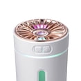 thumbnail image 2 of Humidificador de aire para coche, 300ml de capacidad, luz nocturna colorida, Mini USB, difusor de aceite esencial portátil para el hogar y la Oficina, color blanco, 2 of 5