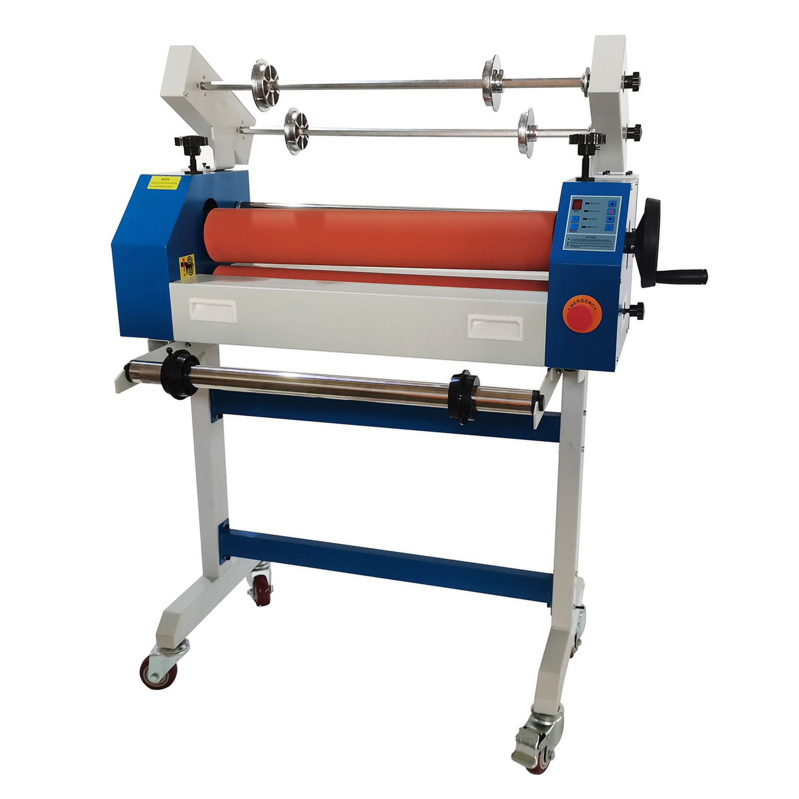 PreAsion 25In Semi Auto Cold Laminator Automatic/Manual Laminator Machine 110V