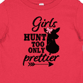thumbnail image 4 of Inktastic Hunting Girls Hunt Too Only Prettier with Doe and Arrow Girls Baby T-Shirt, 4 of 5