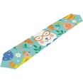 thumbnail image 5 of Coolnut 13"x70" Rectangle Bunny Flowers and Easter Eggs Printed Table Runner for Wedding Birthday Holiday, 5 of 7