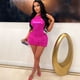 thumbnail image 4 of Conjunto de 2 piezas de top y falda de un hombro sexy para mujer, trajes de fiesta de cumpleaños para discoteca, vestidos cortos elegantes y ajustados para fiesta, 4 of 5