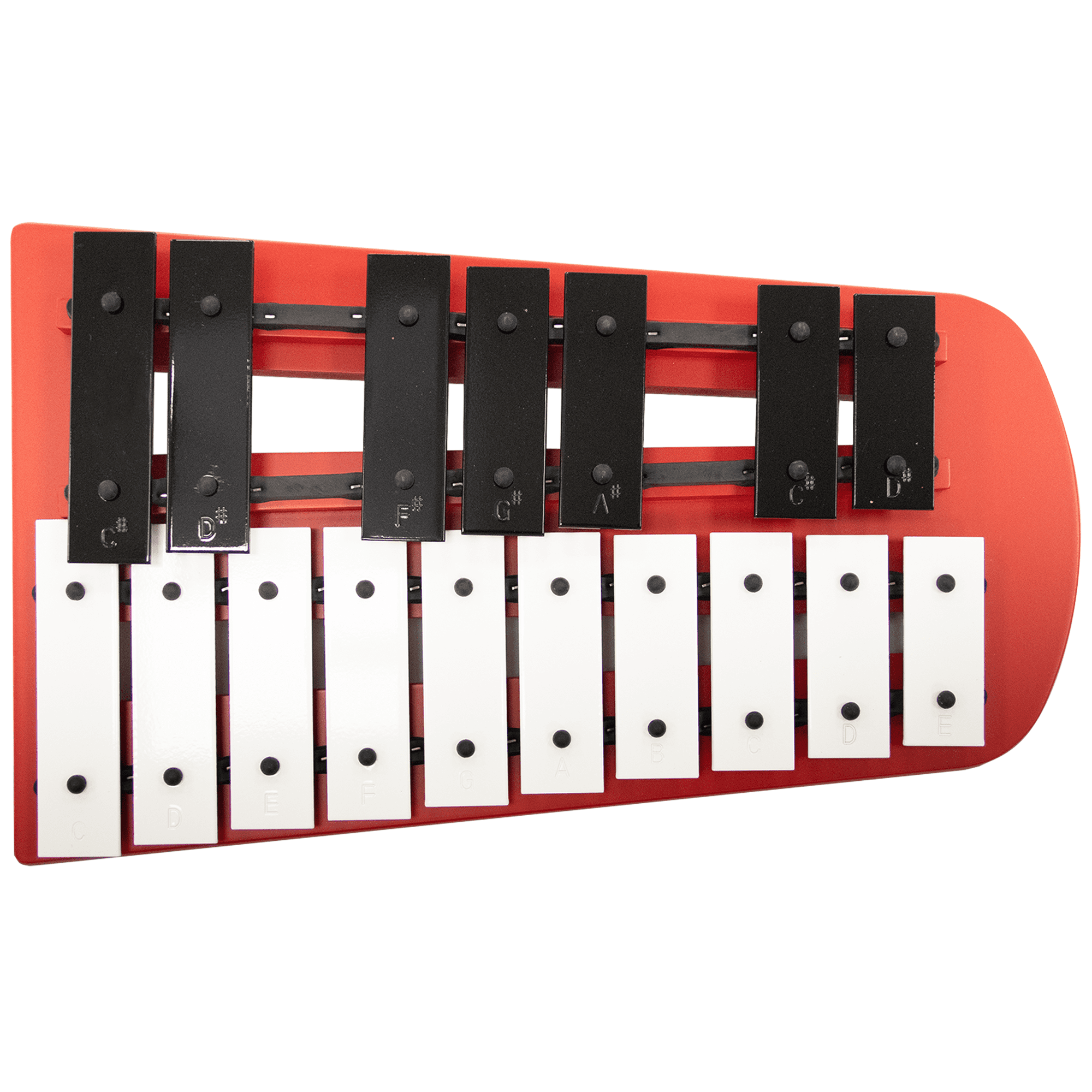 Basic Beat 17-Note Chromatic Glockenspiel, White, 1 Pack